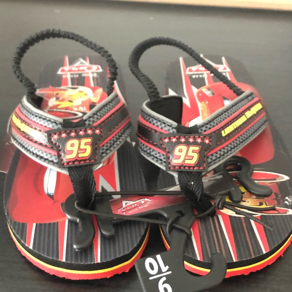 Lightening McQueen flip flops